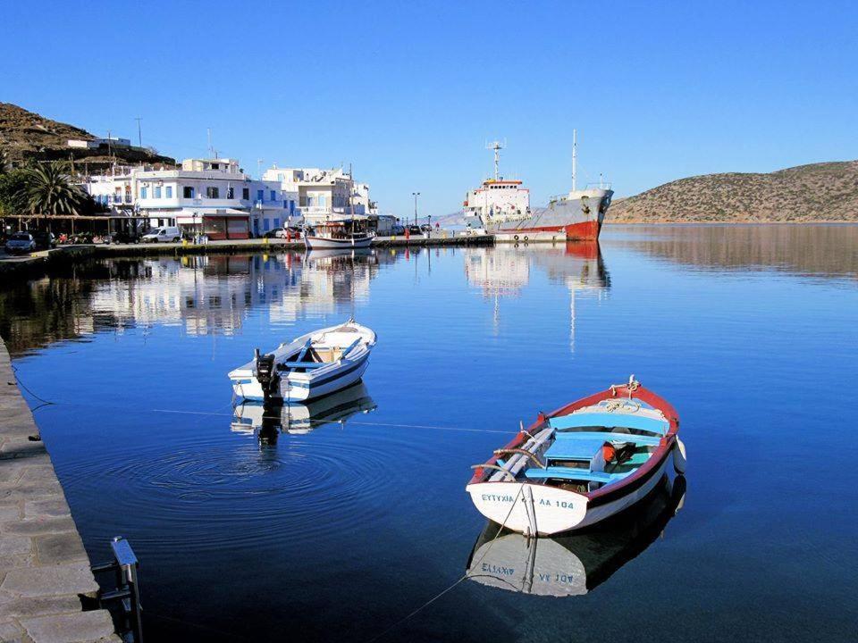 Angeliki Pension Katapola Exterior foto