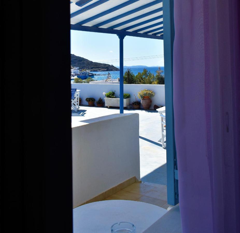 Angeliki Pension Katapola Exterior foto