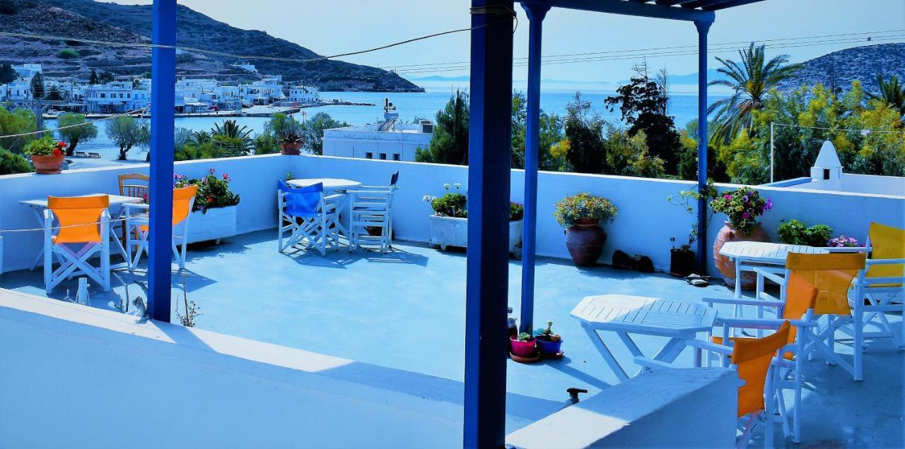 Angeliki Pension Katapola Exterior foto