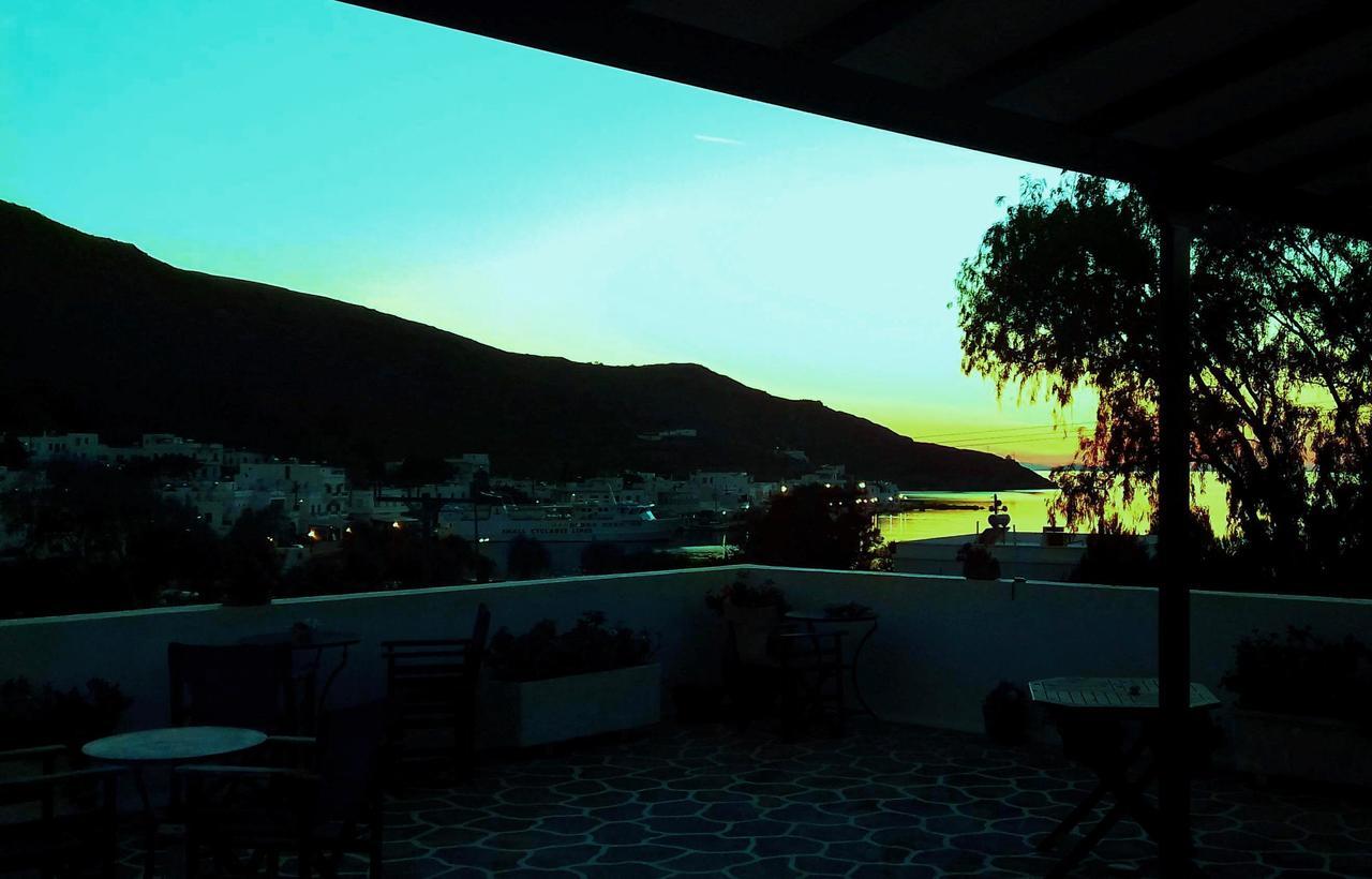 Angeliki Pension Katapola Exterior foto